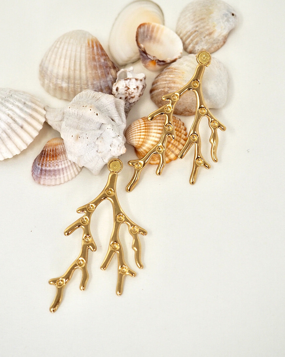 BOUCLES D'OREILLES CORAL