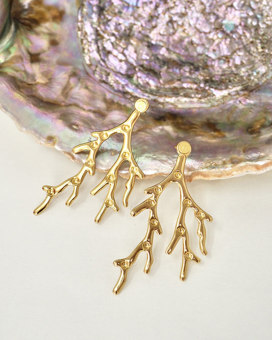 BOUCLES D'OREILLES CORAL